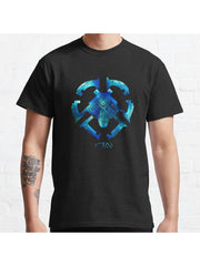 Nomai Mask The Eye of the Universe Coordinates Astronaut Space Exploration Game Classic T-Shirt 100% Cotton, Gifts for Men Dad Husband Grandpa, S-XXXL, Black