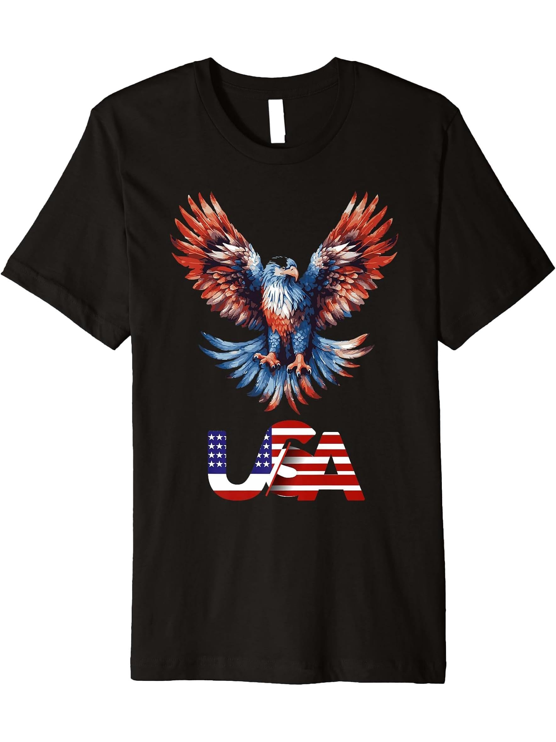 American Premium T-Shirt 180G 100% Cotton Printed Round Neck Short-Sleeve T-Shirt, Gifts for Men Dad Husband Grandpa, S-XXXL, Black