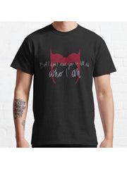 Wanda Witch Classic T-Shirt 100% Cotton, Gifts for Men Dad Husband Grandpa, S-XXXL, Black