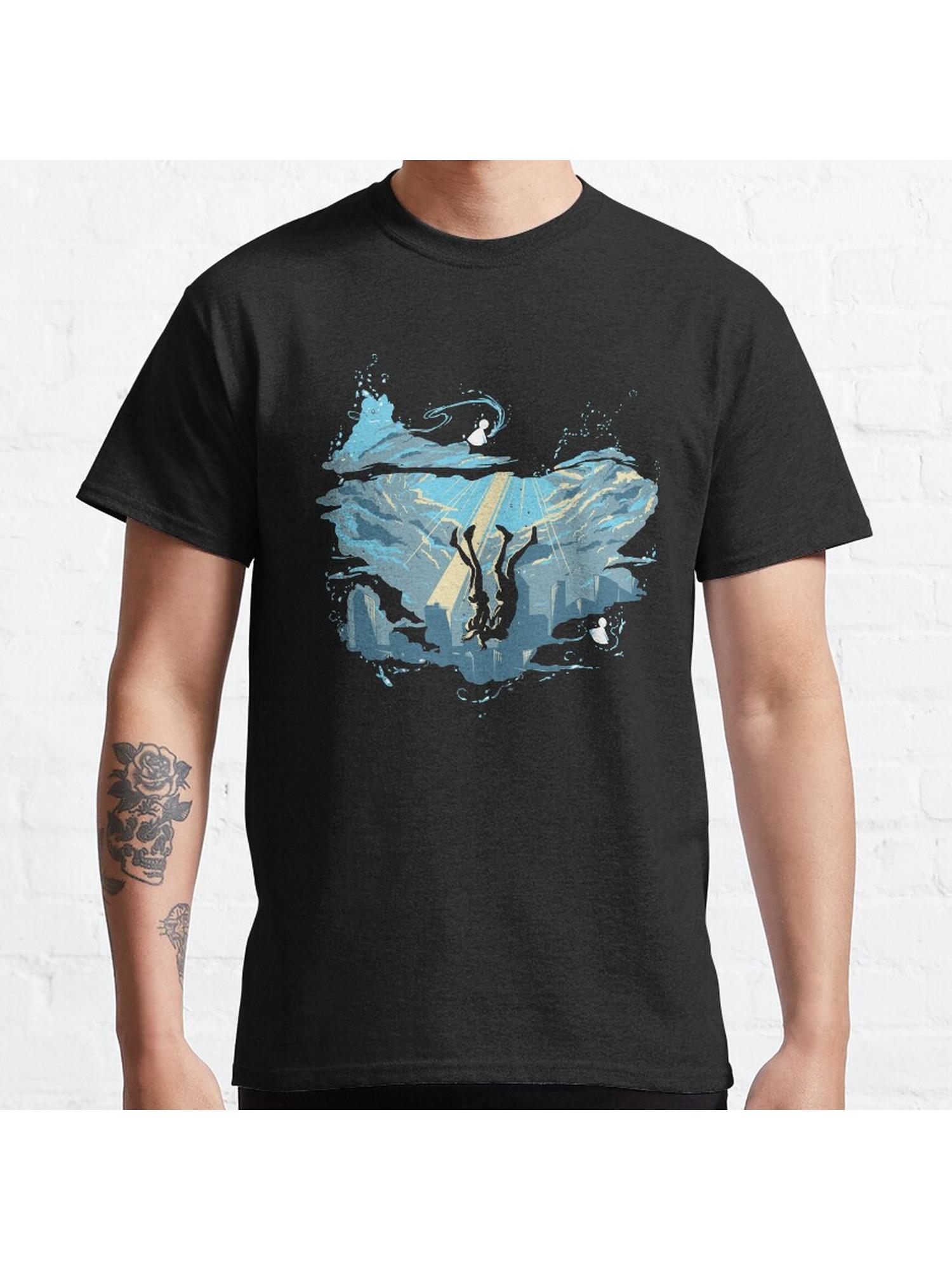 Children of Weather Classic T-Shirt 100% Cotton, Gifts for Men Dad Husband Grandpa, S-XXXL, Black