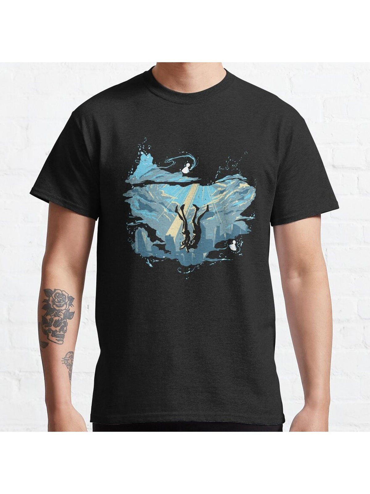 Children of Weather Classic T-Shirt 100% Cotton, Gifts for Men Dad Husband Grandpa, S-XXXL, Black