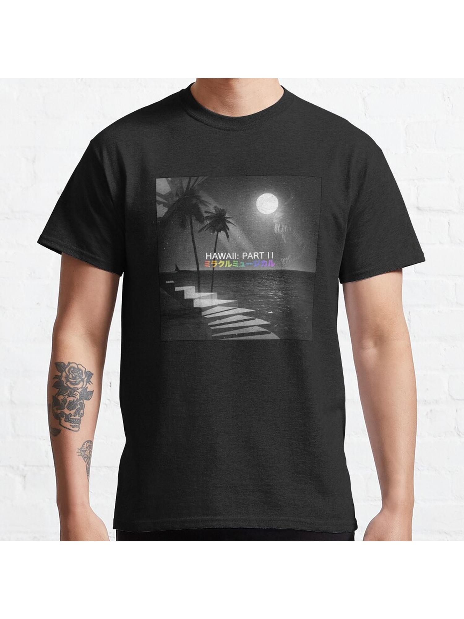 HAWAII: PART II Classic T-Shirt 100% Cotton, Gifts for Men Dad Husband Grandpa, S-XXXL, Black