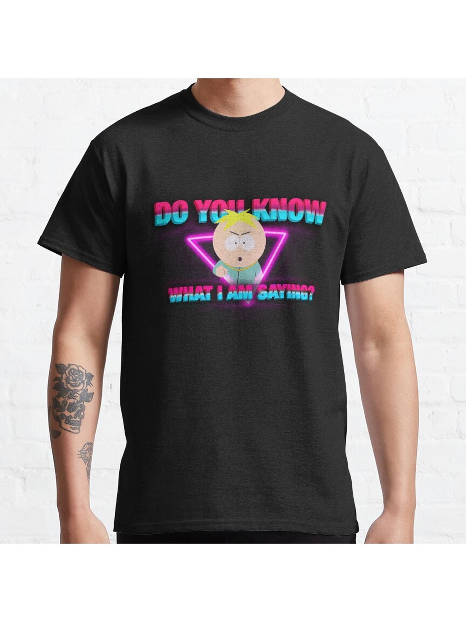 BUTTERS BOTTOM B Classic T-Shirt 100% Cotton, Gifts for Men Dad Husband Grandpa, S-XXXL, Black