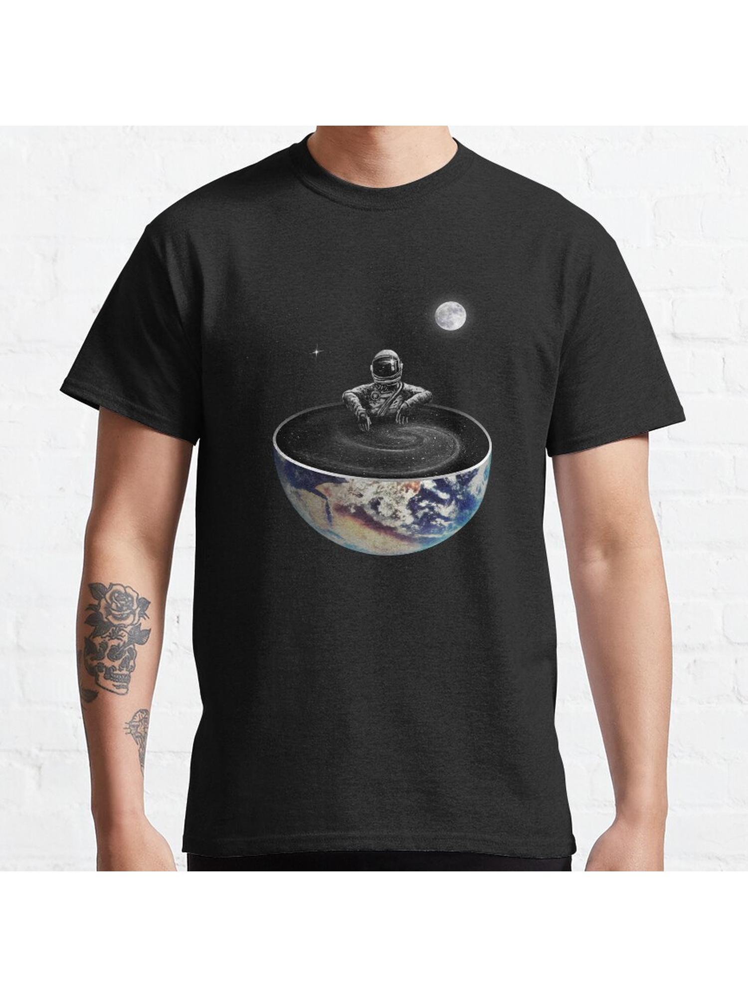 Easy Classic T-Shirt 100% Cotton, Gifts for Men Dad Husband Grandpa, S-XXXL, Black