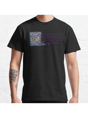 Strange Women Lying in Ponds Classic T-Shirt 100% Cotton, Gifts for Men Dad Husband Grandpa, S-XXXL, Black