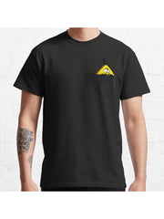 Pocket Cipher Classic T-Shirt 100% Cotton, Gifts for Men Dad Husband Grandpa, S-XXXL, Black