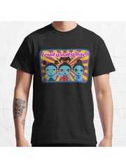 Fruity Oaty Bar Girls (Firefly/ Serenity) Classic T-Shirt 100% Cotton, Gifts for Men Dad Husband Grandpa, S-XXXL, Black