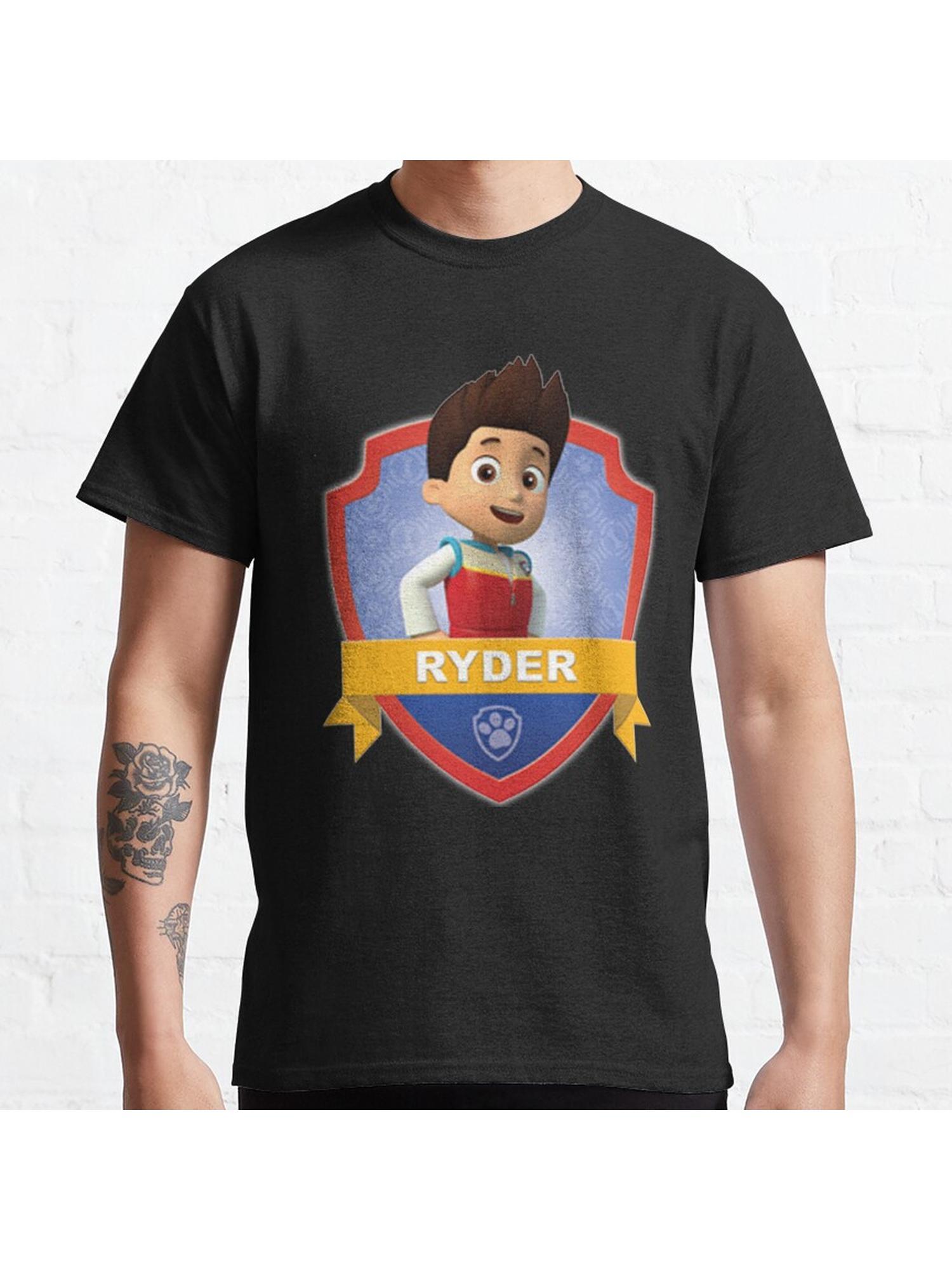 Ryder Classic T-Shirt 100% Cotton, Gifts for Men Dad Husband Grandpa, S-XXXL, Black