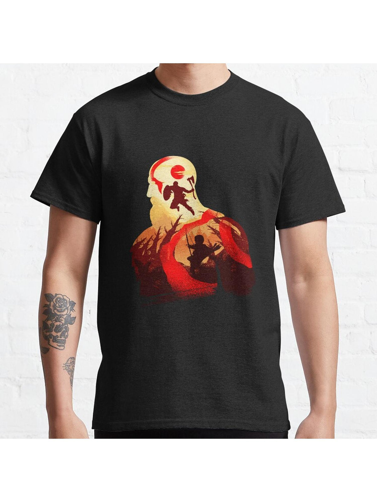 Father and Son Adventure Classic T-Shirt 100% Cotton, Gifts for Men Dad Husband Grandpa, S-XXXL, Black