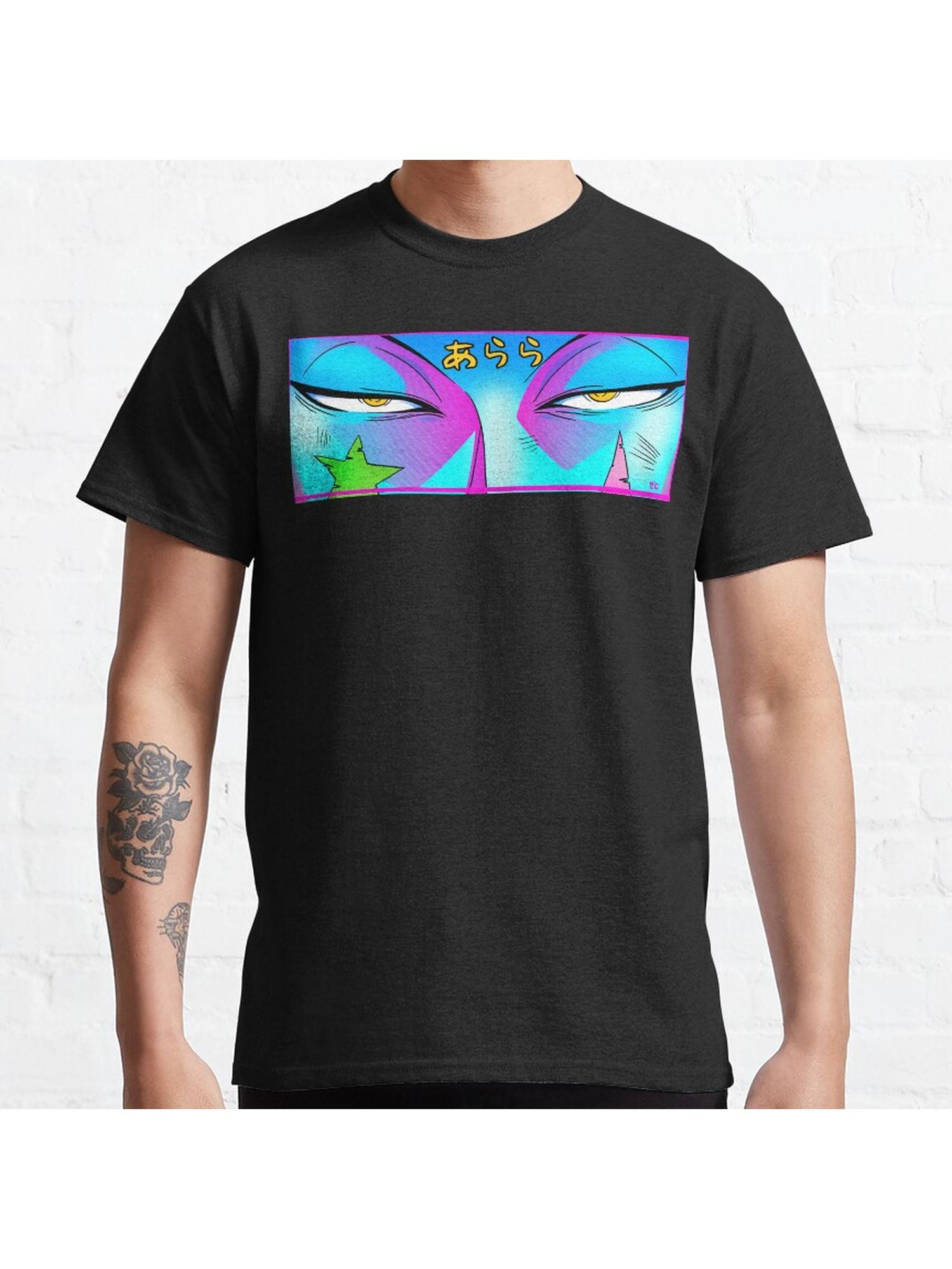Japanese Anime Mask | Oh lala ヒソカ?モロウ | Available in Mask Classic T-Shirt 100% Cotton, Gifts for Men Dad Husband Grandpa, S-XXXL, Black