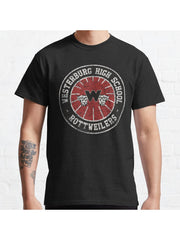 Westerburg High School (Heathers) Classic T-Shirt 100% Cotton, Gifts for Men Dad Husband Grandpa, S-XXXL, Black