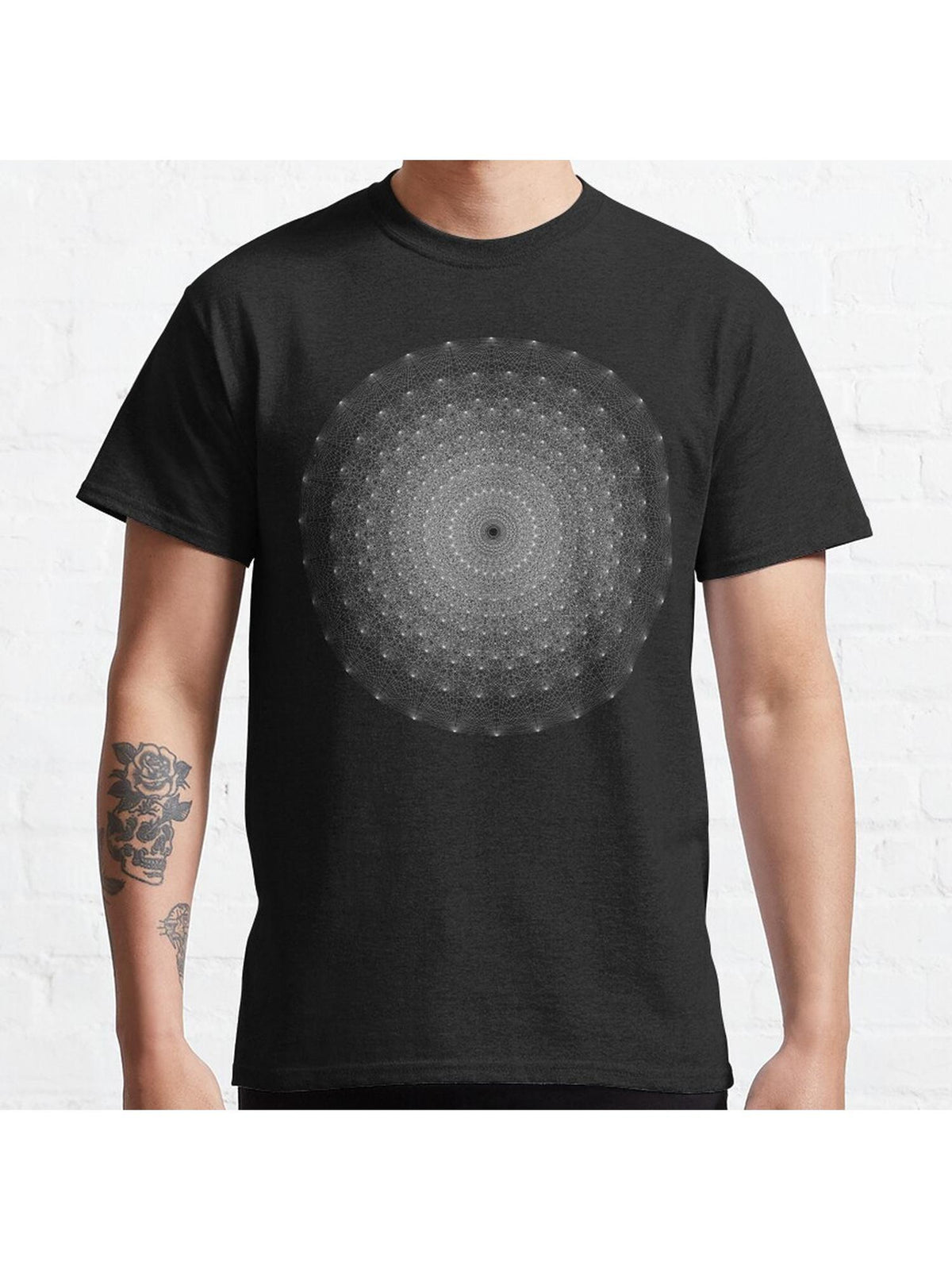 E8 [White] Classic T-Shirt 100% Cotton, Gifts for Men Dad Husband Grandpa, S-XXXL, Black