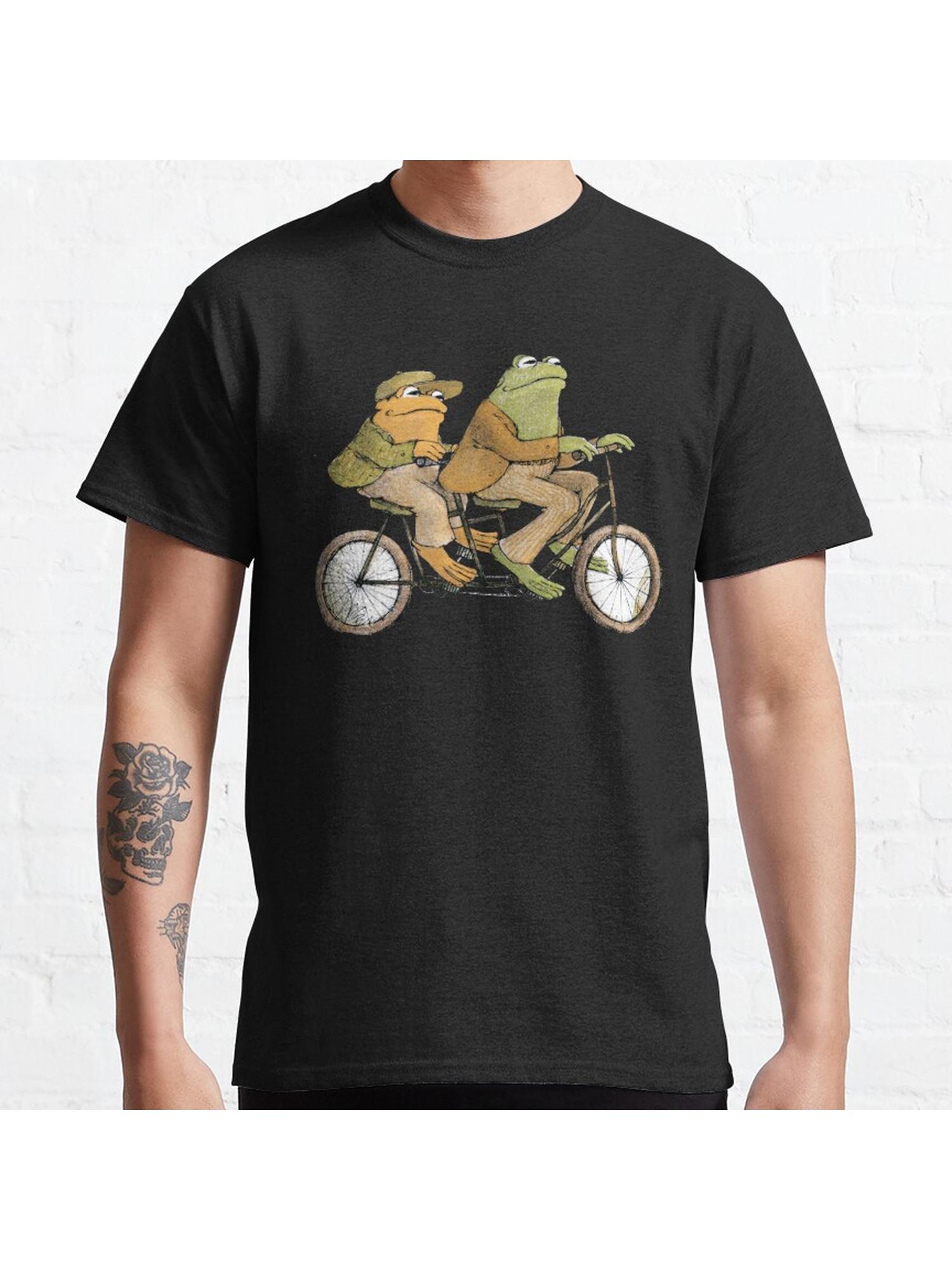 frog and toad Classic T-Shirt 100% Cotton, Gifts for Men Dad Husband Grandpa, S-XXXL, Black