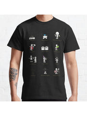 How to be a Superhero Classic T-Shirt 100% Cotton, Gifts for Men Dad Husband Grandpa, S-XXXL, Black