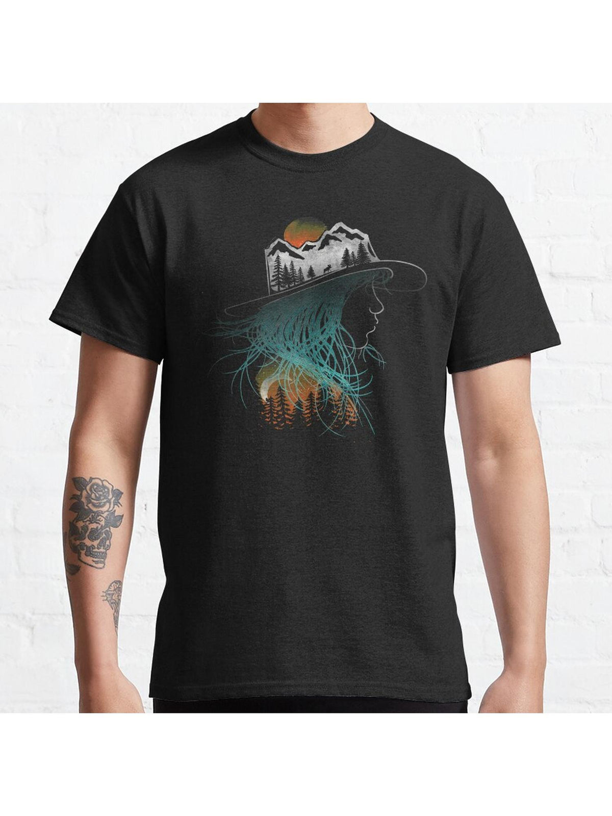 Aurora... Classic T-Shirt 100% Cotton, Gifts for Men Dad Husband Grandpa, S-XXXL, Black