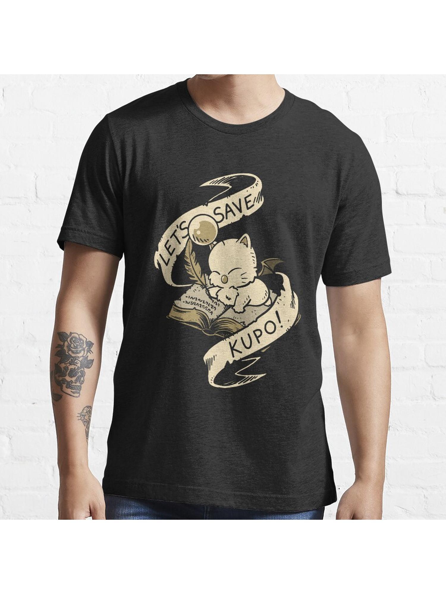 Let's Save, Kupo! Essential T-Shirt 100% Cotton, Gifts for Men Dad Husband Grandpa, S-XXXL, Black
