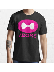 Tentatek Black/ Sky-Blue Squideye Tee Essential T-Shirt 100% Cotton, Gifts for Men Dad Husband Grandpa, S-XXXL, Black