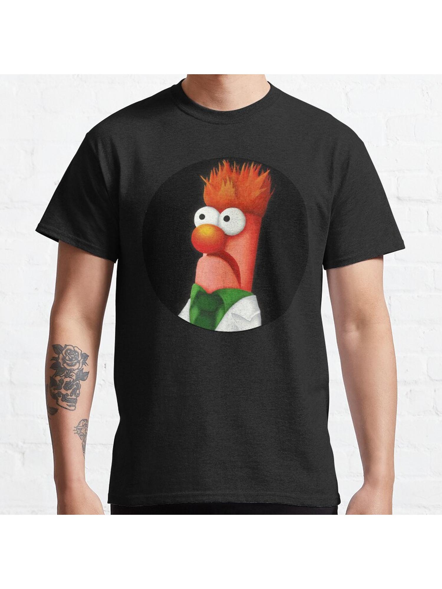 Beaker Classic T-Shirt 100% Cotton, Gifts for Men Dad Husband Grandpa, S-XXXL, Black