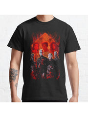 Cenobites Pinhead Puzzle Box Classic T-Shirt 100% Cotton, Gifts for Men Dad Husband Grandpa, S-XXXL, Black