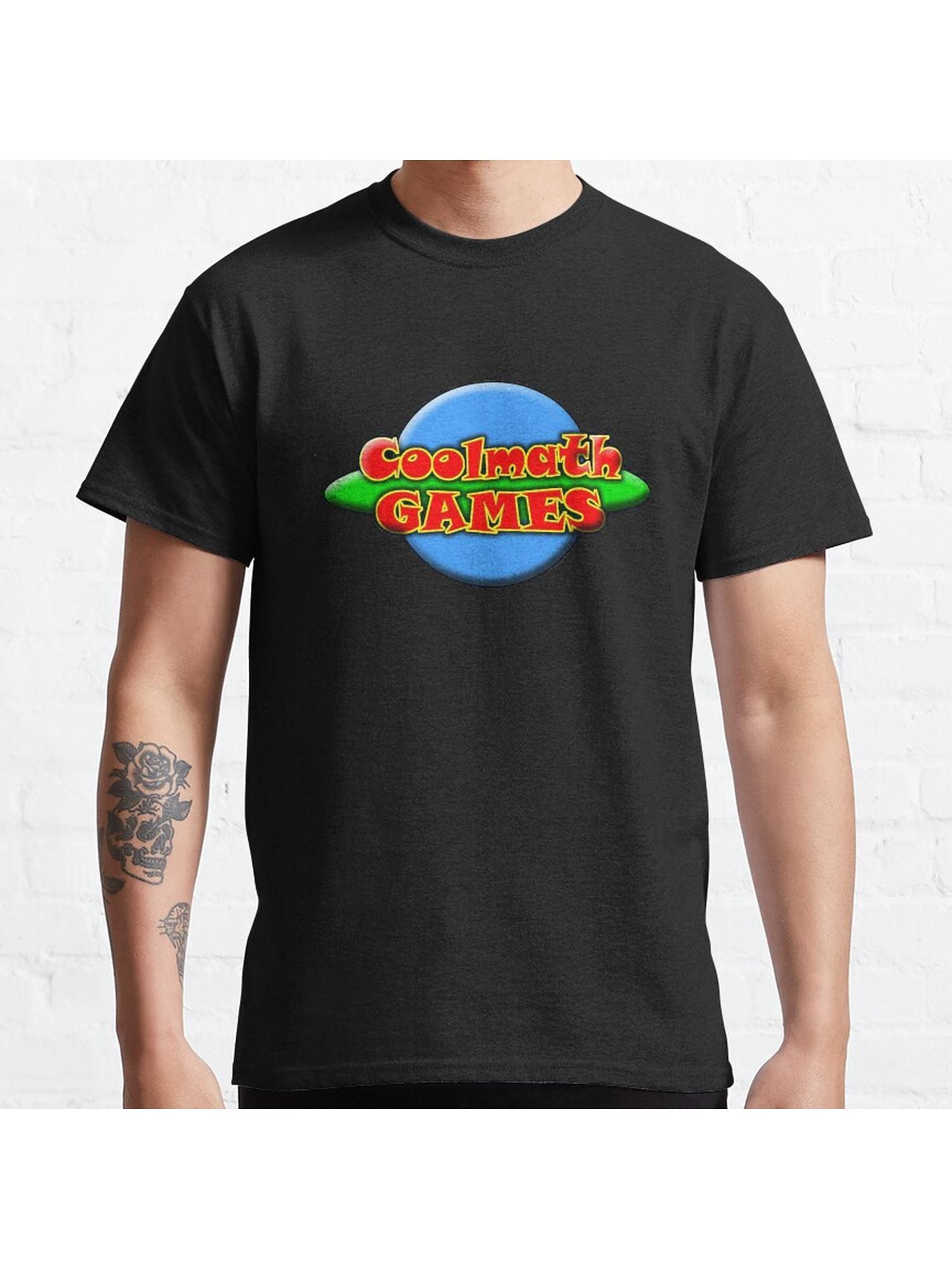 Cool Math Games Classic T-Shirt 100% Cotton, Gifts for Men Dad Husband Grandpa, S-XXXL, Black