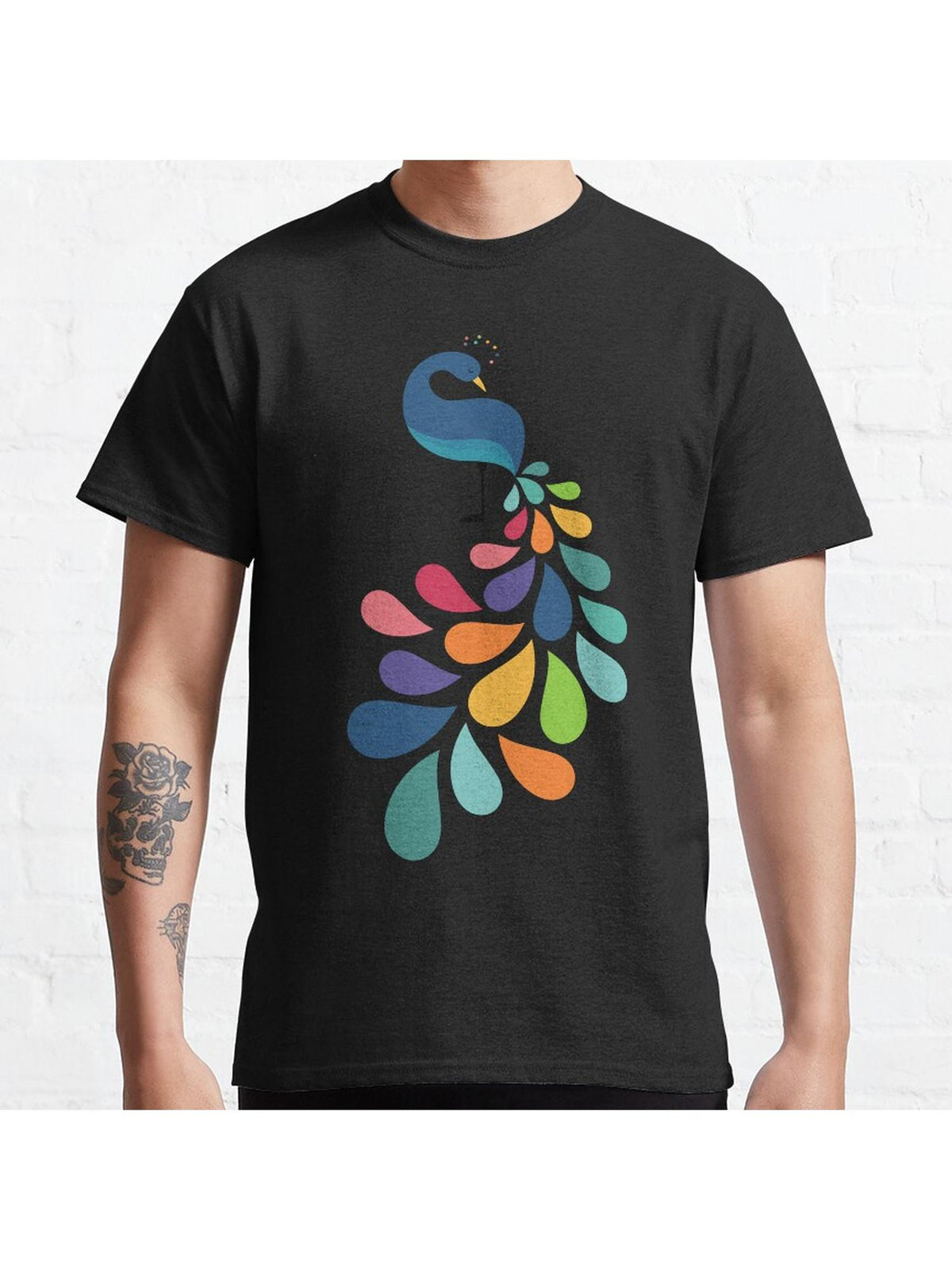 Dreamy Petal Classic T-Shirt 100% Cotton, Gifts for Men Dad Husband Grandpa, S-XXXL, Black
