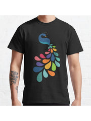 Dreamy Petal Classic T-Shirt 100% Cotton, Gifts for Men Dad Husband Grandpa, S-XXXL, Black