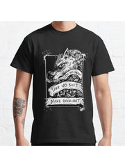 Do no Harm- Black tee Classic T-Shirt 100% Cotton, Gifts for Men Dad Husband Grandpa, S-XXXL, Black