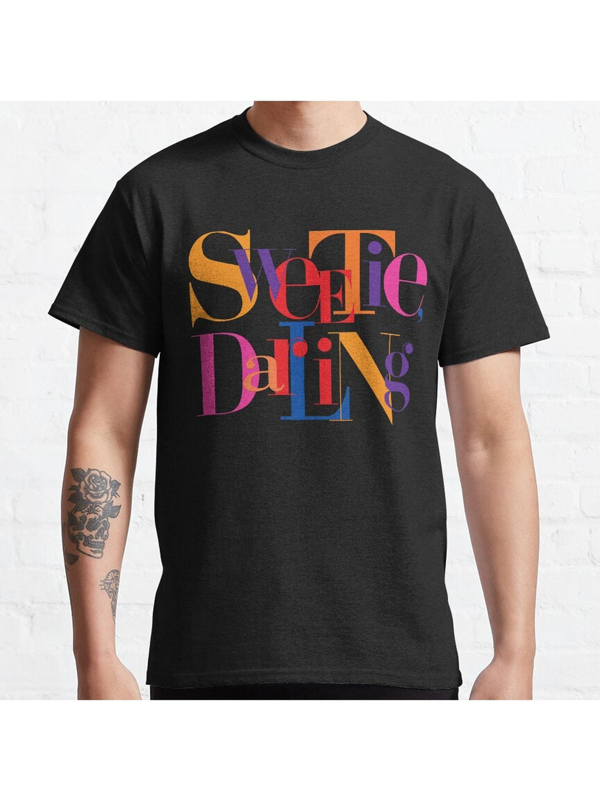 Absolutely Fabulous - Sweetie, Darling Classic T-Shirt 100% Cotton, Gifts for Men Dad Husband Grandpa, S-XXXL, Black