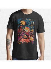 Catula Essential T-Shirt 100% Cotton, Gifts for Men Dad Husband Grandpa, S-XXXL, Black