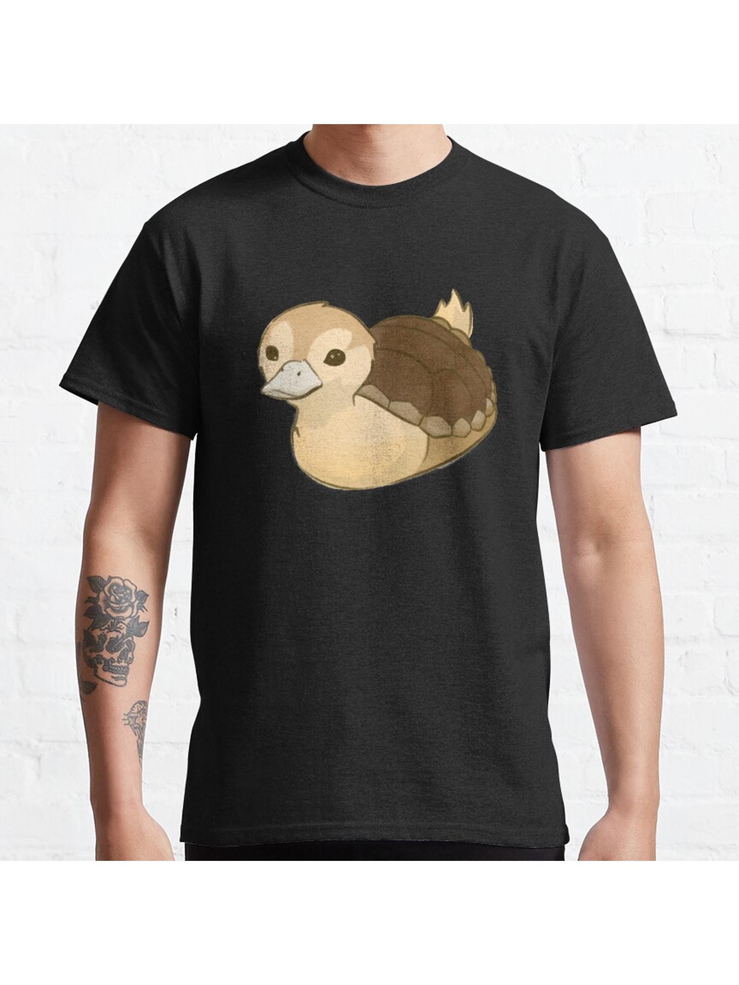 Avatar Turtle Duck Classic T-Shirt 100% Cotton, Gifts for Men Dad Husband Grandpa, S-XXXL, Black