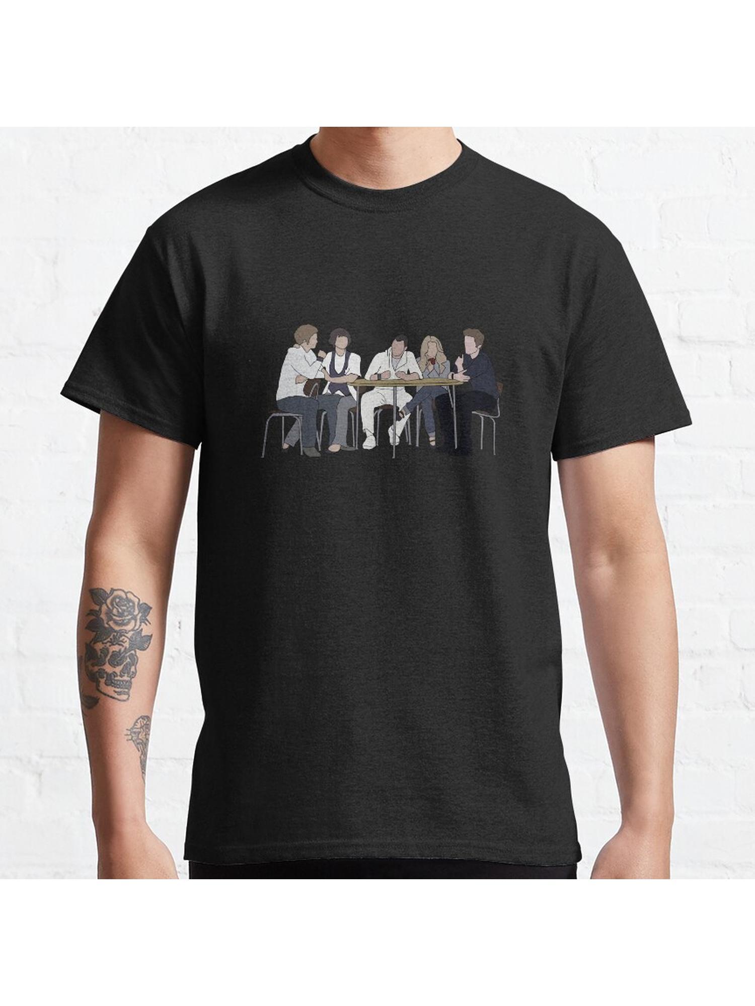 Who are they? Classic T-Shirt 100% Cotton, Gifts for Men Dad Husband Grandpa, S-XXXL, Black