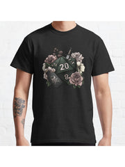 Rogue Class D20 - Tabletop Gaming Dice Classic T-Shirt 100% Cotton, Gifts for Men Dad Husband Grandpa, S-XXXL, Black
