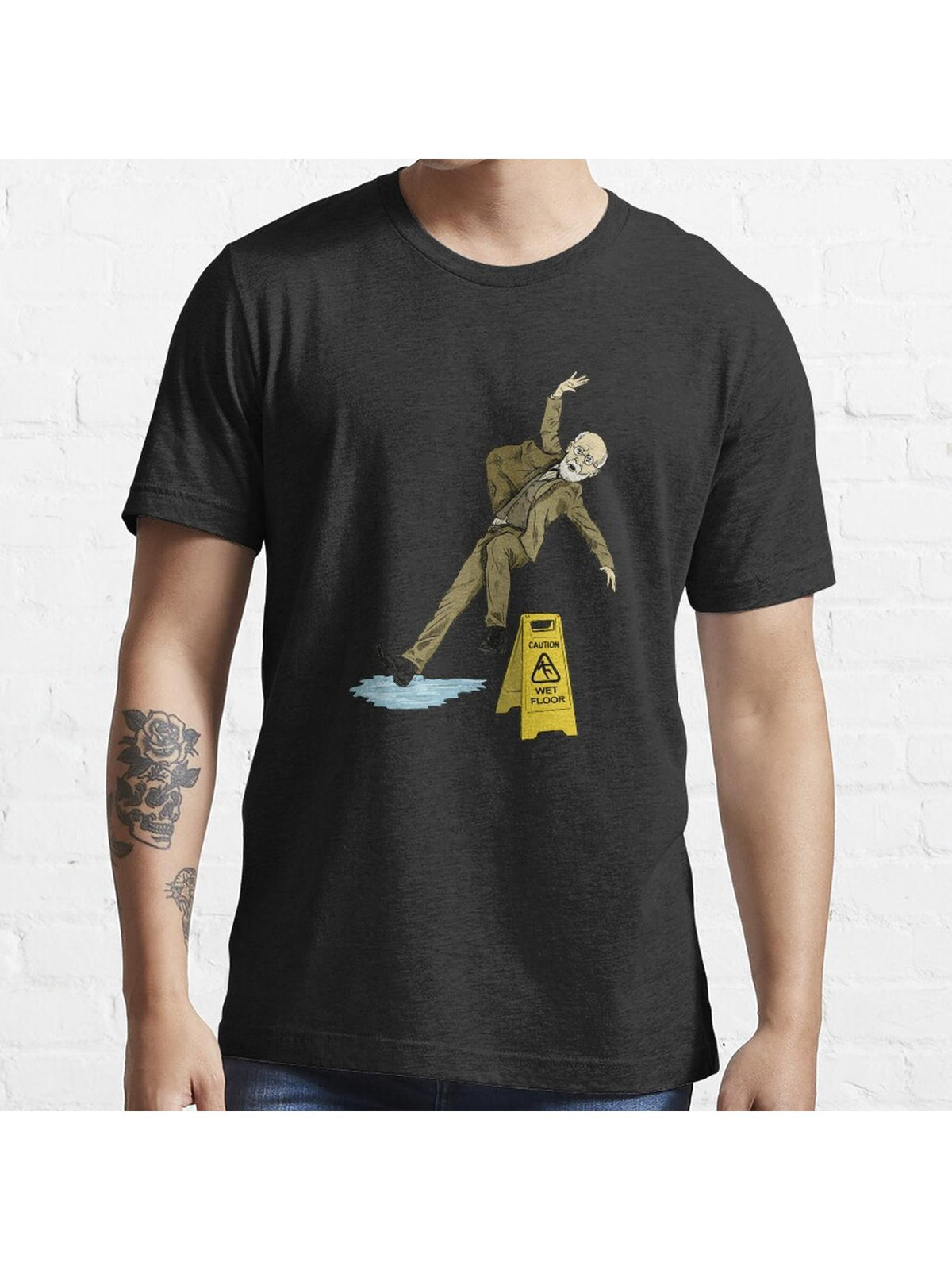 Freudian Slip Essential T-Shirt 100% Cotton, Gifts for Men Dad Husband Grandpa, S-XXXL, Black