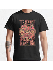 Dr. Teeth Classic T-Shirt 100% Cotton, Gifts for Men Dad Husband Grandpa, S-XXXL, Black