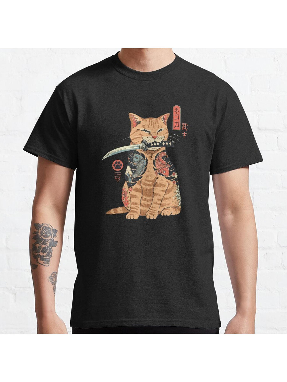 Catana Classic T-Shirt 100% Cotton, Gifts for Men Dad Husband Grandpa, S-XXXL, Black