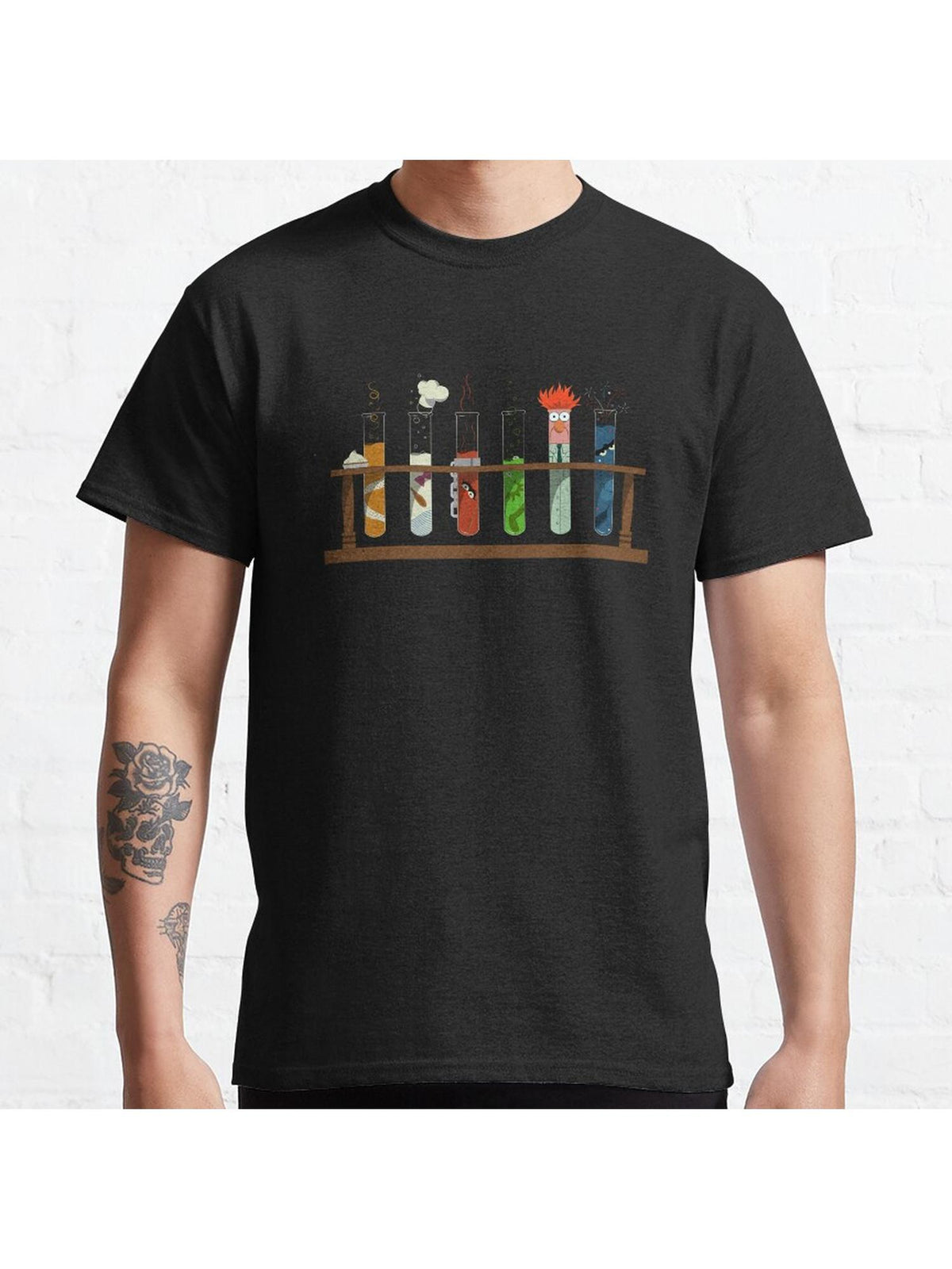 Muppet Science - Chemistry Classic T-Shirt 100% Cotton, Gifts for Men Dad Husband Grandpa, S-XXXL, Black