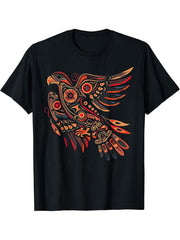 Eagle Bird USA American Flag Patriotic Bald Eagle Gift T-Shirt 180G 100% Cotton Printed Round Neck Short-Sleeve T-Shirt, Gifts for Men Dad Husband Grandpa, S-XXXL, Black