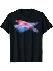 Eagle Bird Watching American Bald Eagle Bird Lover Gift T-Shirt 180G 100% Cotton Printed Round Neck Short-Sleeve T-Shirt, Gifts for Men Dad Husband Grandpa, S-XXXL, Black