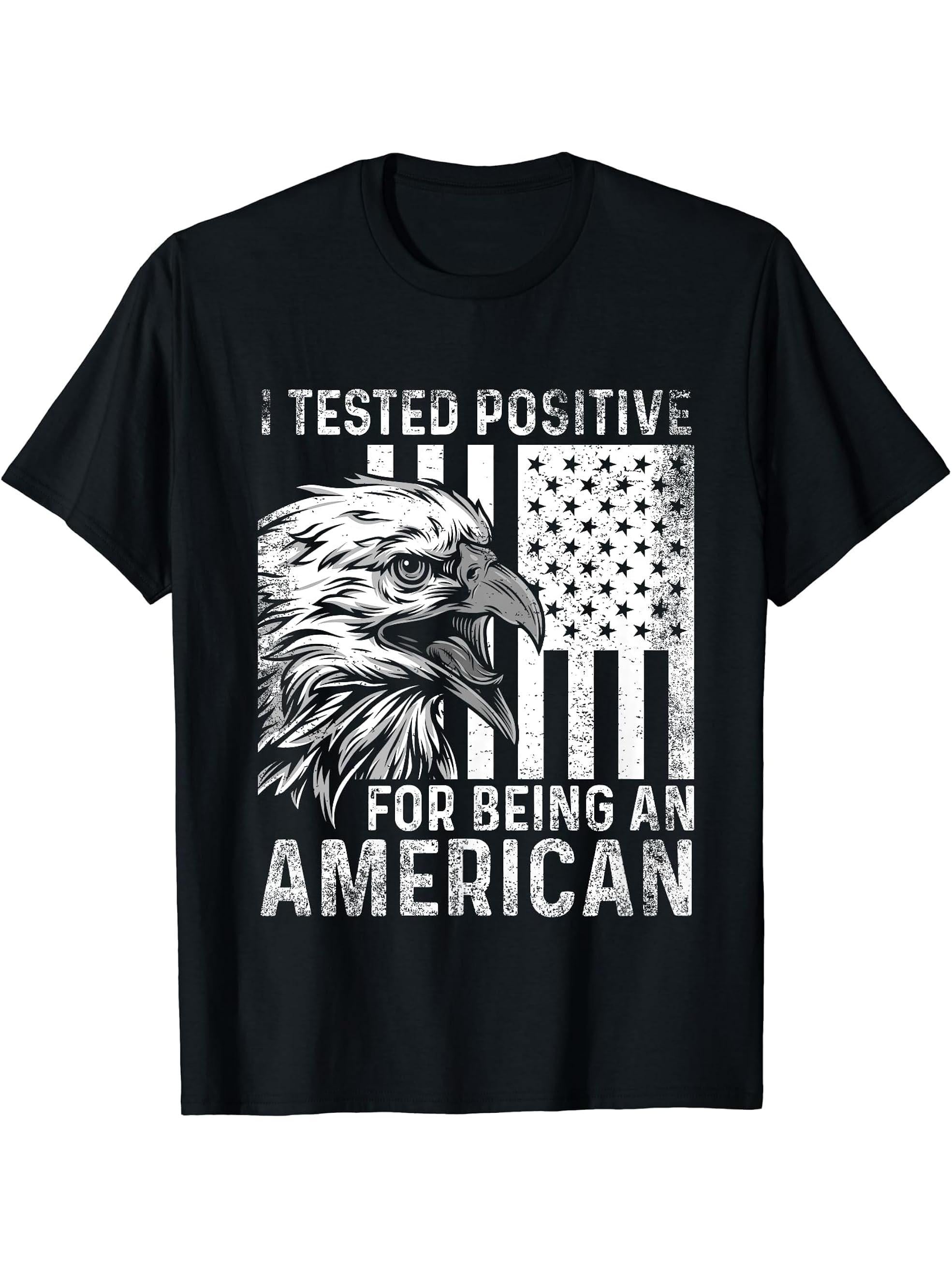 Eagle T-Shirt 180G 100% Cotton Printed Round Neck Short-Sleeve T-Shirt, Gifts for Men Dad Husband Grandpa, S-XXXL, Black