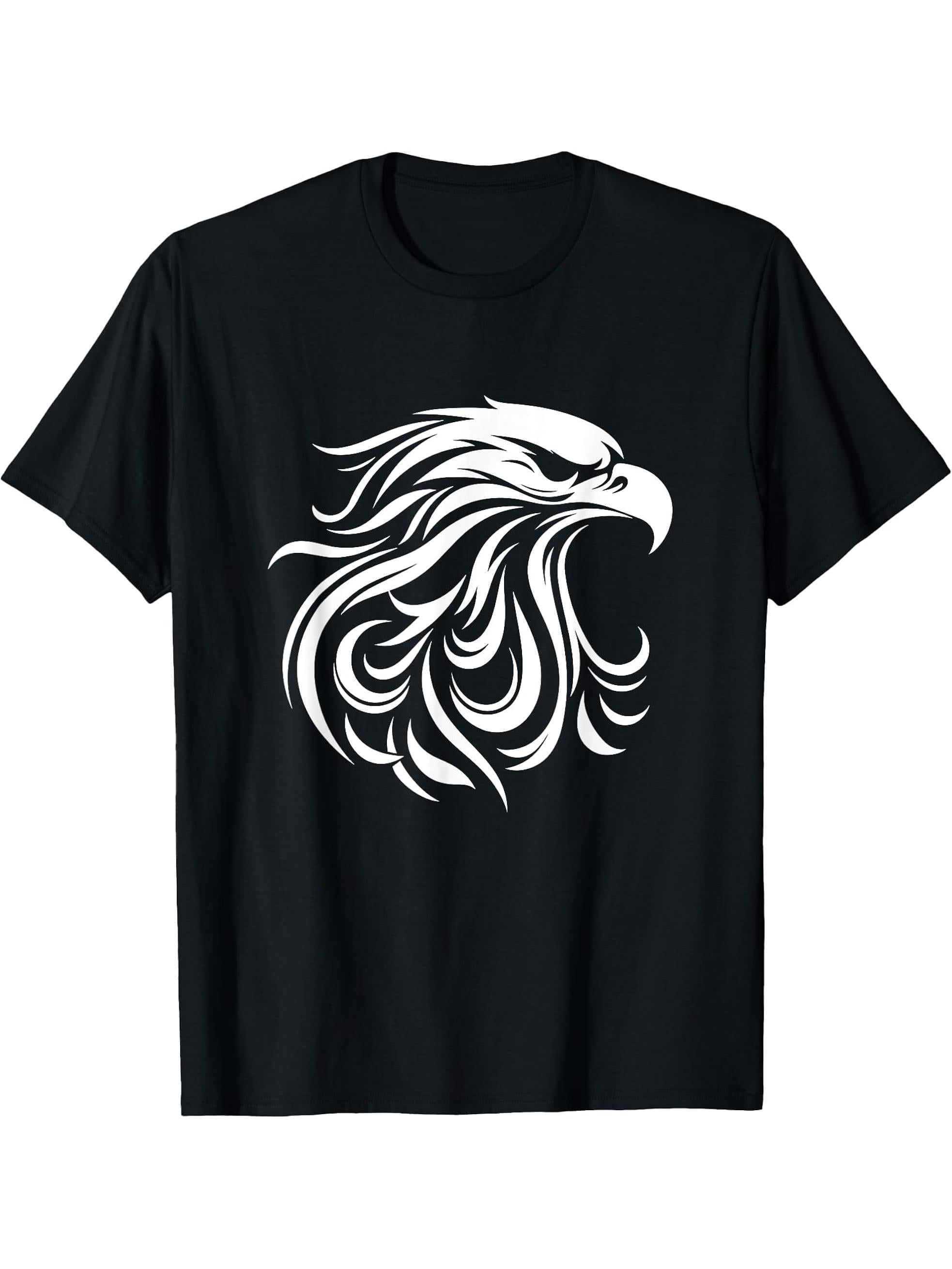 Bald Eagle - 2025 T-Shirt 180G 100% Cotton Printed Round Neck Short-Sleeve T-Shirt, Gifts for Men Dad Husband Grandpa, S-XXXL, Black