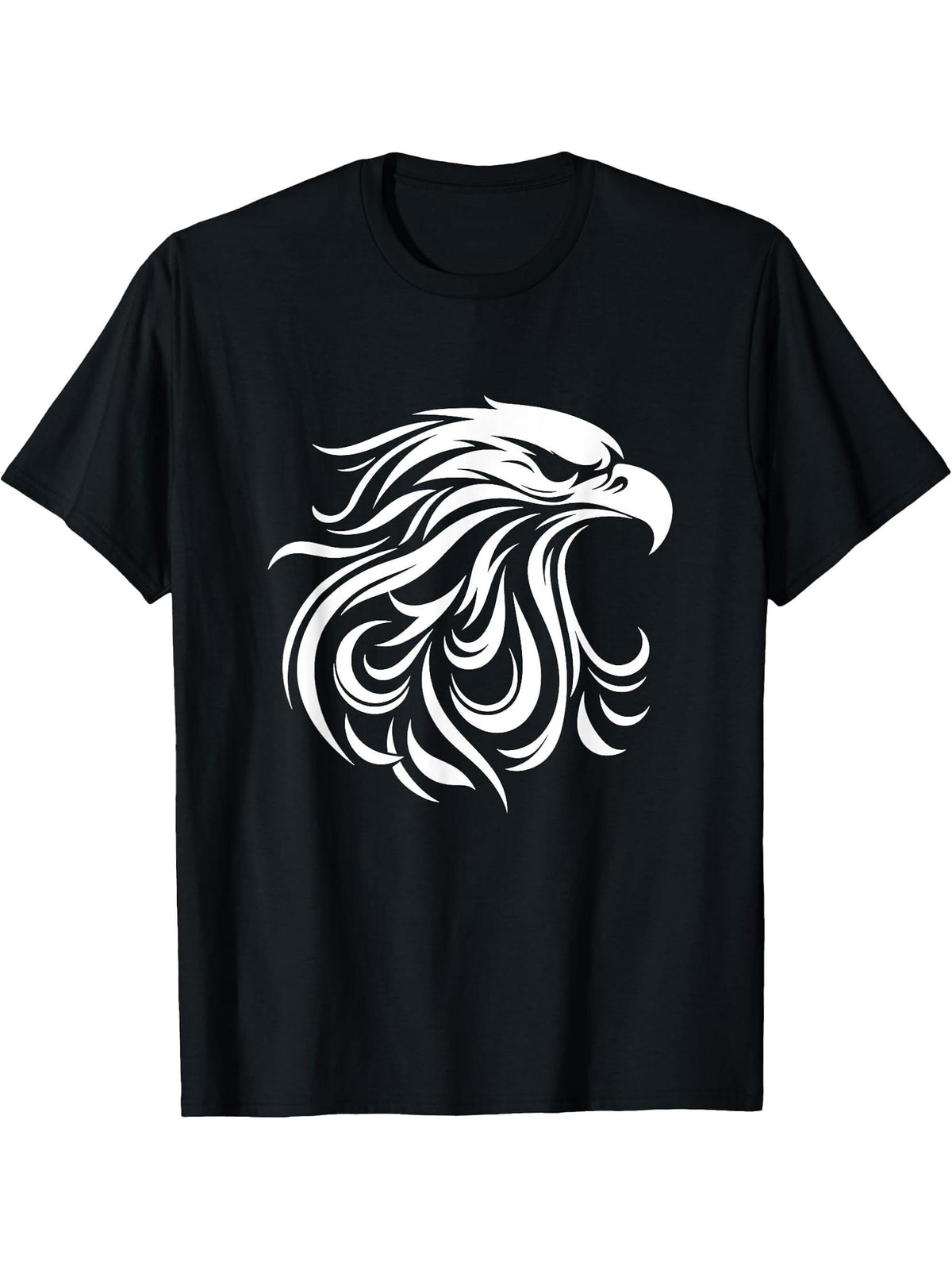 Bald Eagle - 2025 T-Shirt 180G 100% Cotton Printed Round Neck Short-Sleeve T-Shirt, Gifts for Men Dad Husband Grandpa, S-XXXL, Black