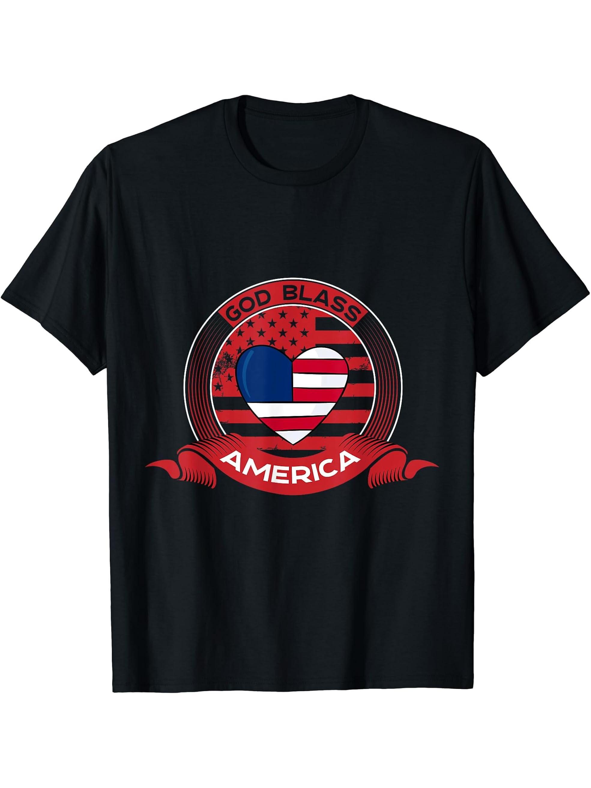 American Flag Bald Eagle Mullet Play 4th Of July T-Shirt 180G 100% Cotton Printed Round Neck Short-Sleeve T-Shirt, Gifts for Men Dad Husband Grandpa, S-XXXL, Black