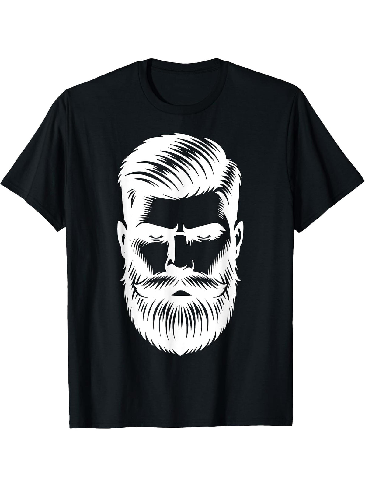 Bald Eagle Illustration Bald Eagle Illustration Art T-Shirt 180G 100% Cotton Printed Round Neck Short-Sleeve T-Shirt, Gifts for Men Dad Husband Grandpa, S-XXXL, Black