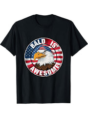 4th of July T-Shirt 180G 100% Cotton Printed Round Neck Short-Sleeve T-Shirt, Gifts for Men Dad Husband Grandpa, S-XXXL, Black