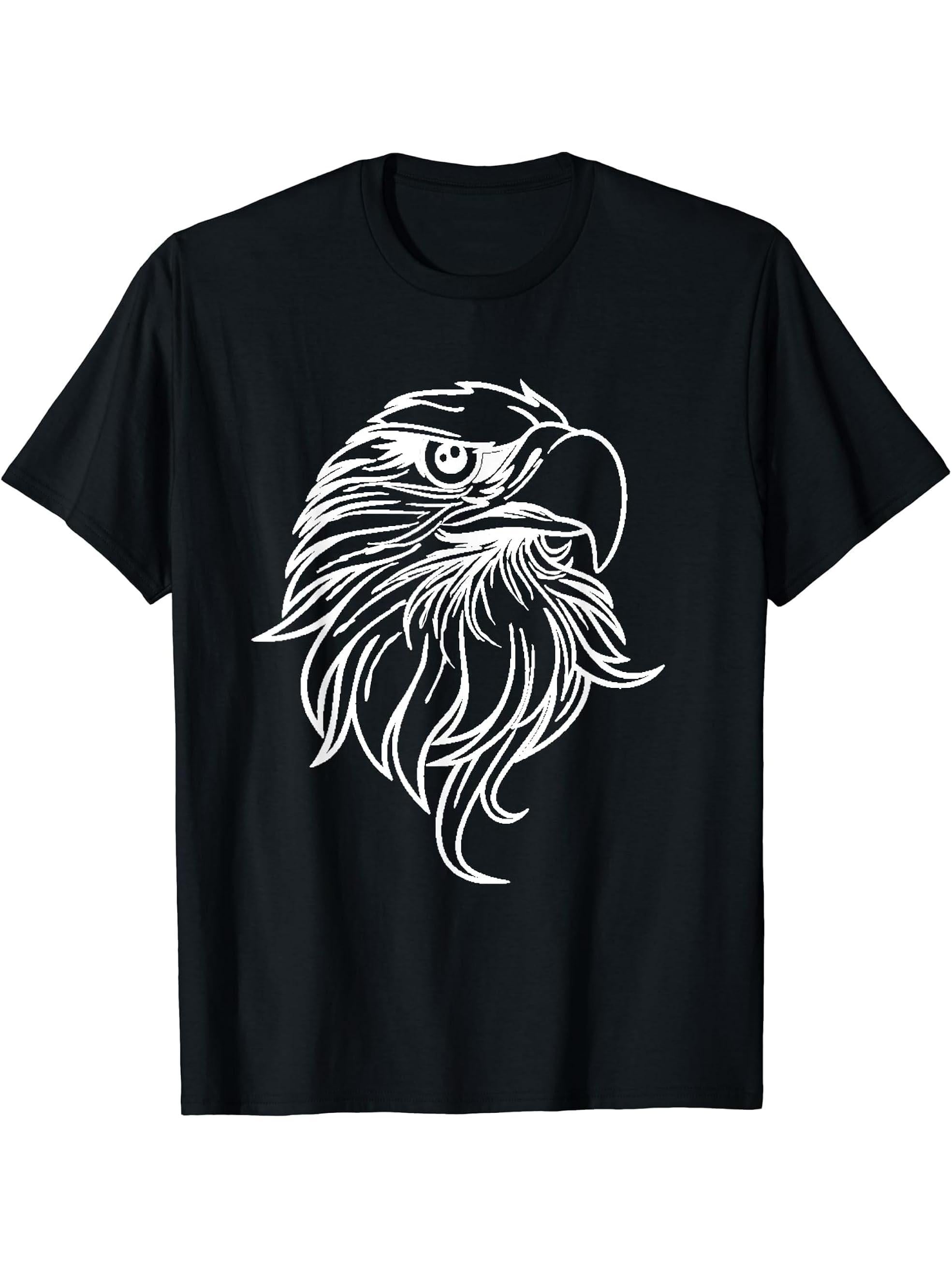 Portrait T-Shirt 180G 100% Cotton Printed Round Neck Short-Sleeve T-Shirt, Gifts for Men Dad Husband Grandpa, S-XXXL, Black