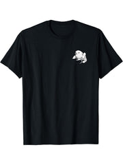 Eagle. Bald Eagle pocket-style tee shirt emblem. T-Shirt 180G 100% Cotton Printed Round Neck Short-Sleeve T-Shirt, Gifts for Men Dad Husband Grandpa, S-XXXL, Black