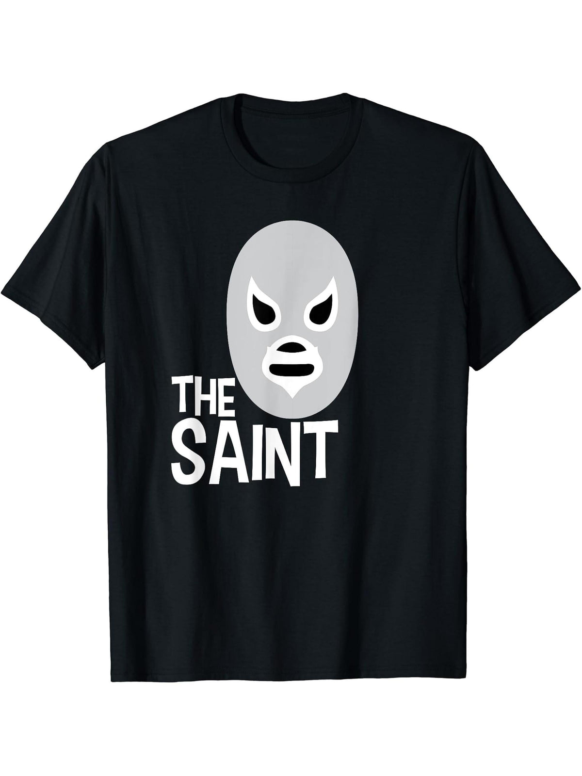 Lucha Libres Legend El Santo Tribute Shirt For Luchadoras 180G 100% Cotton Printed Round Neck Short-Sleeve T-Shirt, Gifts for Men Dad Husband Grandpa, S-XXXL, Black
