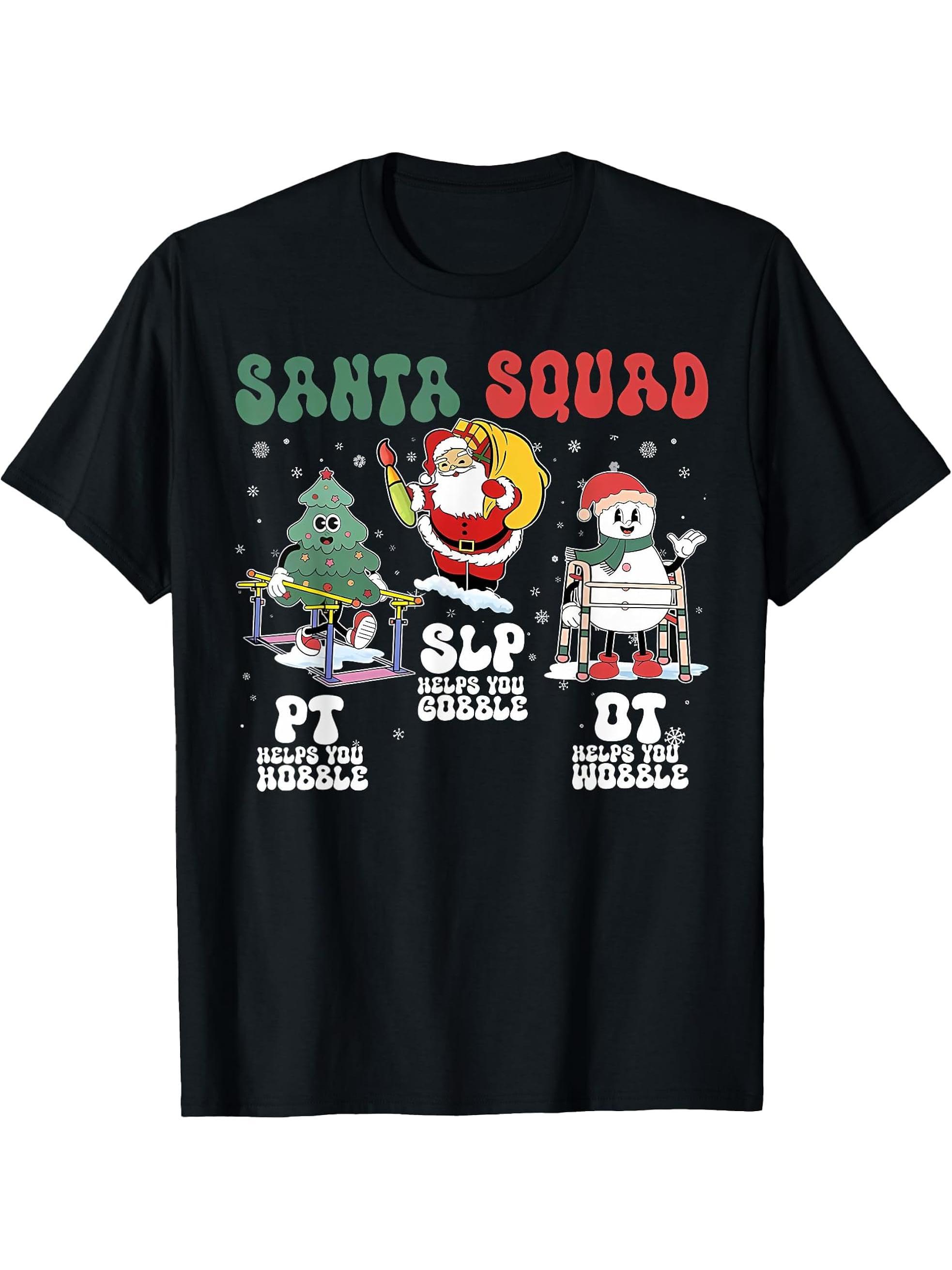 Christmas Tree T-Shirt 180G 100% Cotton Printed Round Neck Short-Sleeve T-Shirt, Gifts for Men Dad Husband Grandpa, S-XXXL, Black