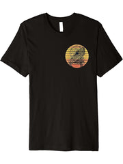 Bald Eagle American National Symbol Animal Patriotic Freedom Premium T-Shirt 180G 100% Cotton Printed Round Neck Short-Sleeve T-Shirt, Gifts for Men Dad Husband Grandpa, S-XXXL, Black