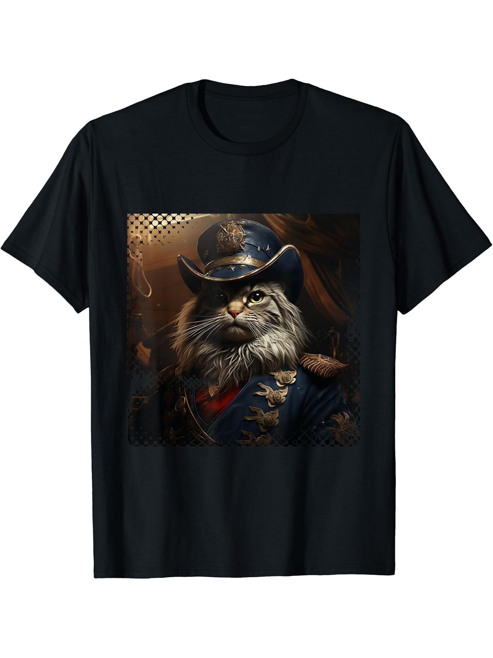 Eagle 4th Of July T-Shirt 180G 100% Cotton Printed Round Neck Short-Sleeve T-Shirt, Gifts for Men Dad Husband Grandpa, S-XXXL, Black